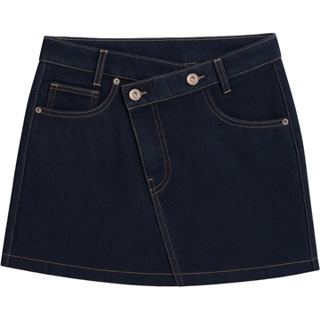 Grunt Grith Denim Skirt Raw Blue